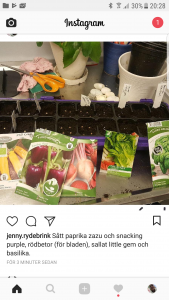 koll på dina odlingar Instagram