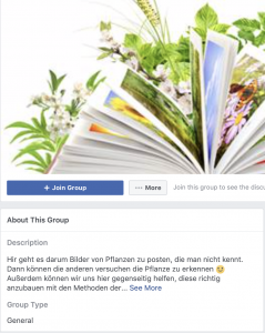 Deutsche Facebook Gruppe für planzen