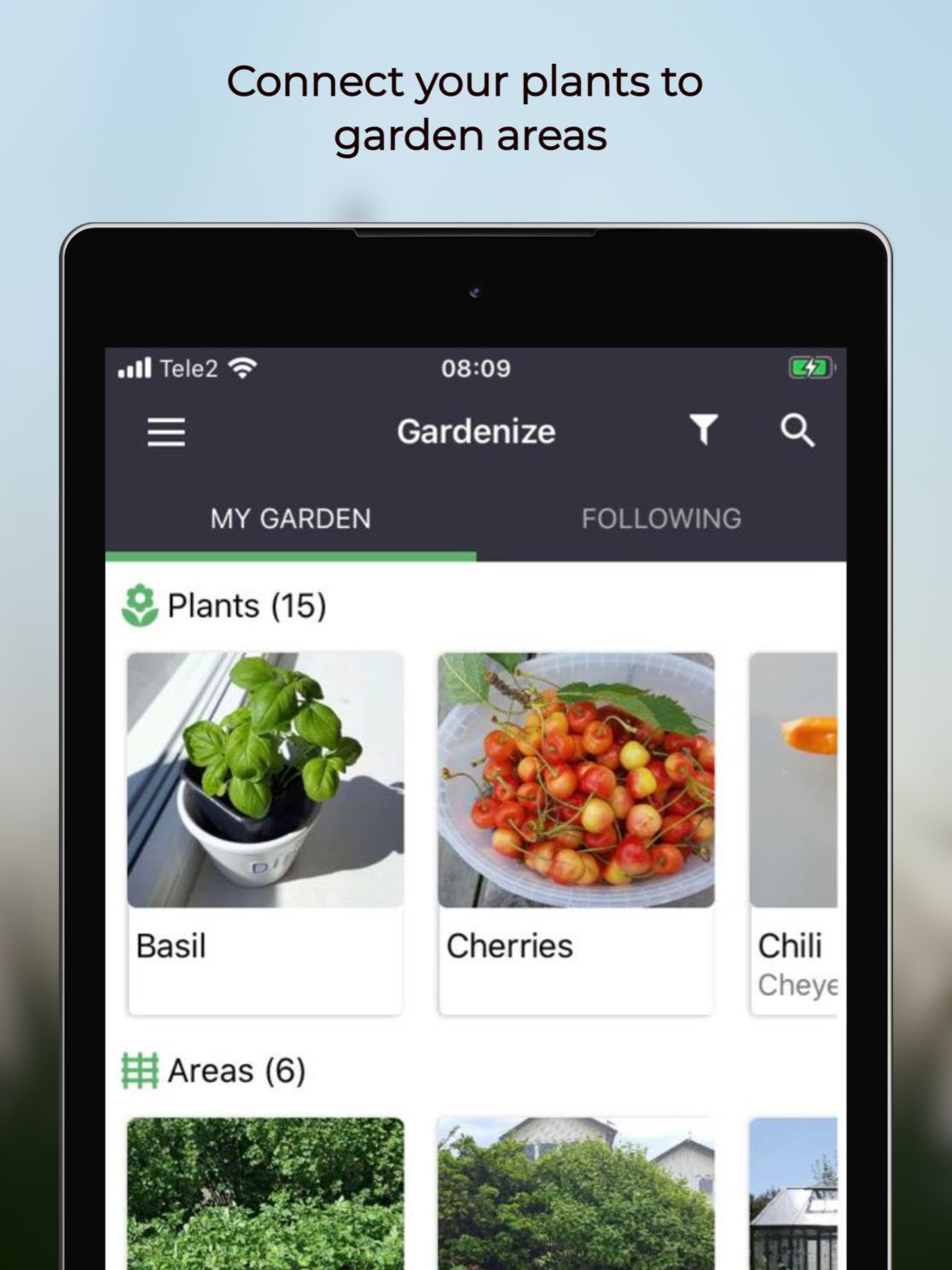 10inch Tablet Screenshot 2 Gardenize