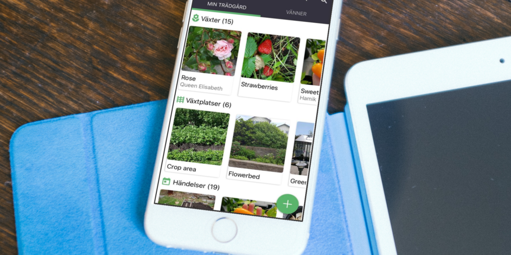 Gardenize iPhone och iPad