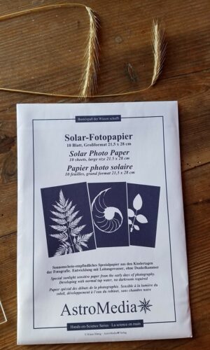 Gebrauchsfertiges Solarpapier