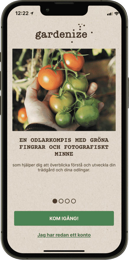 Gardenize trädgårdsapp - en odlarkompis gröna fingrar och med fotografiskt minne och